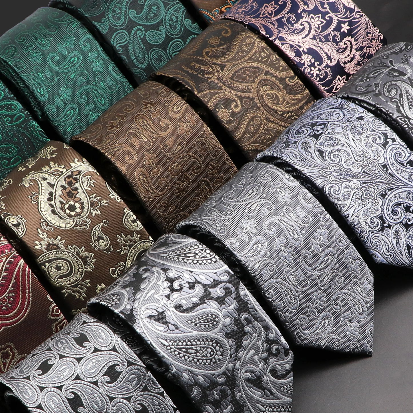 Corbata estampado Cachemir
