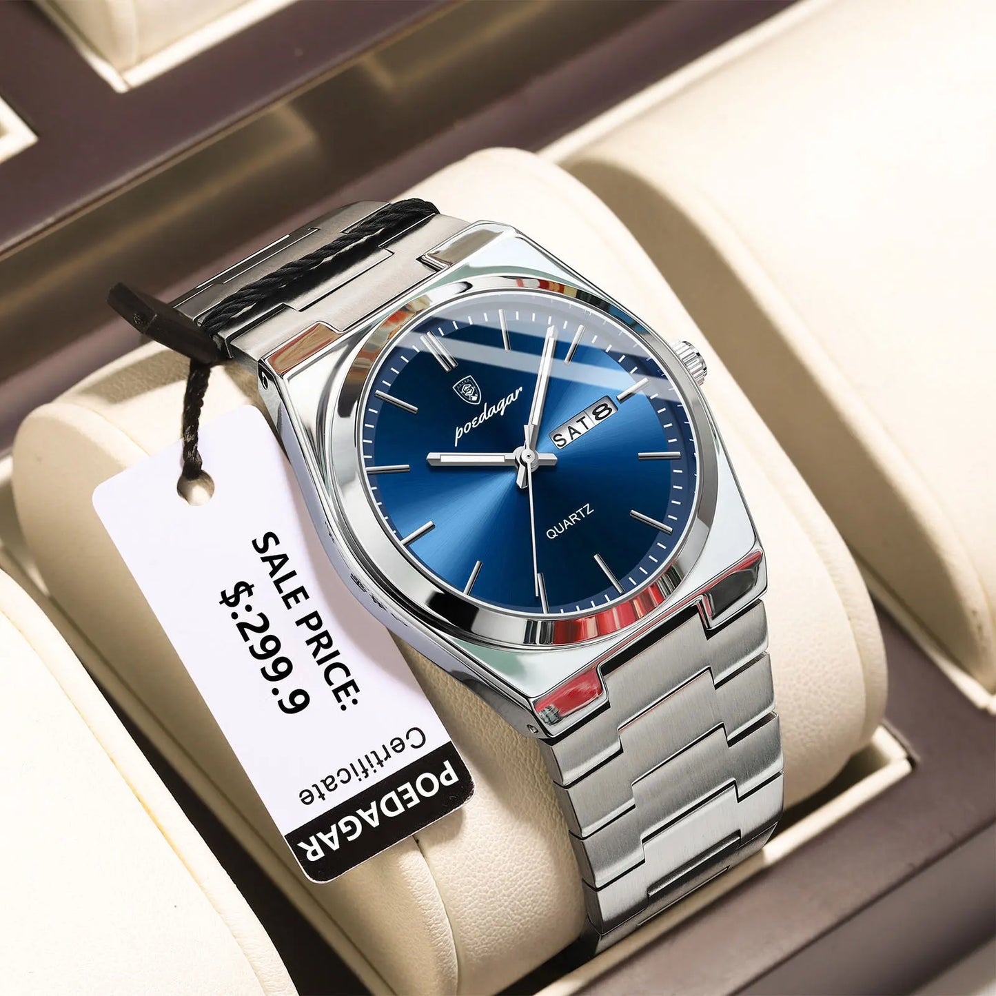 Reloj Poedagar Quartz de lujo