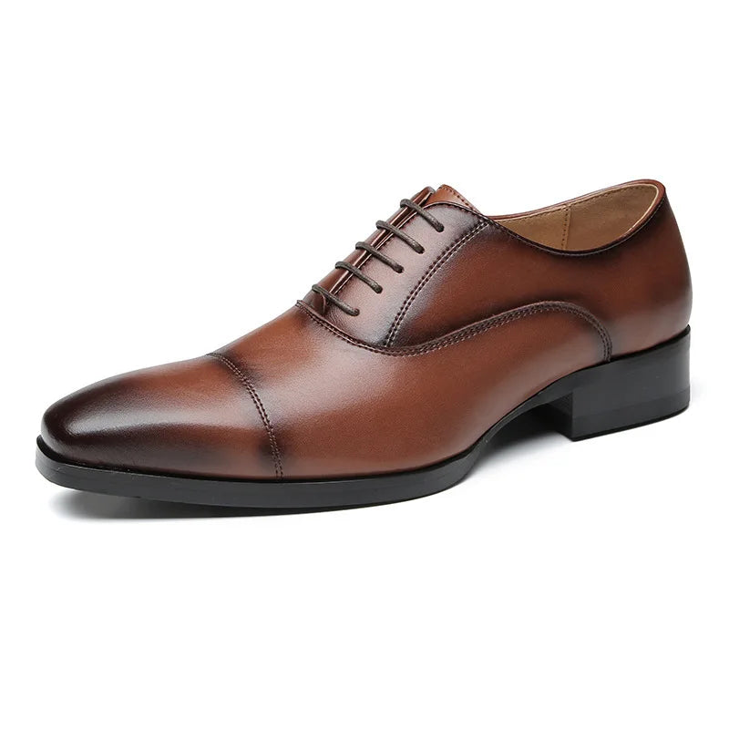 Zapatos Derby punta cuadrada