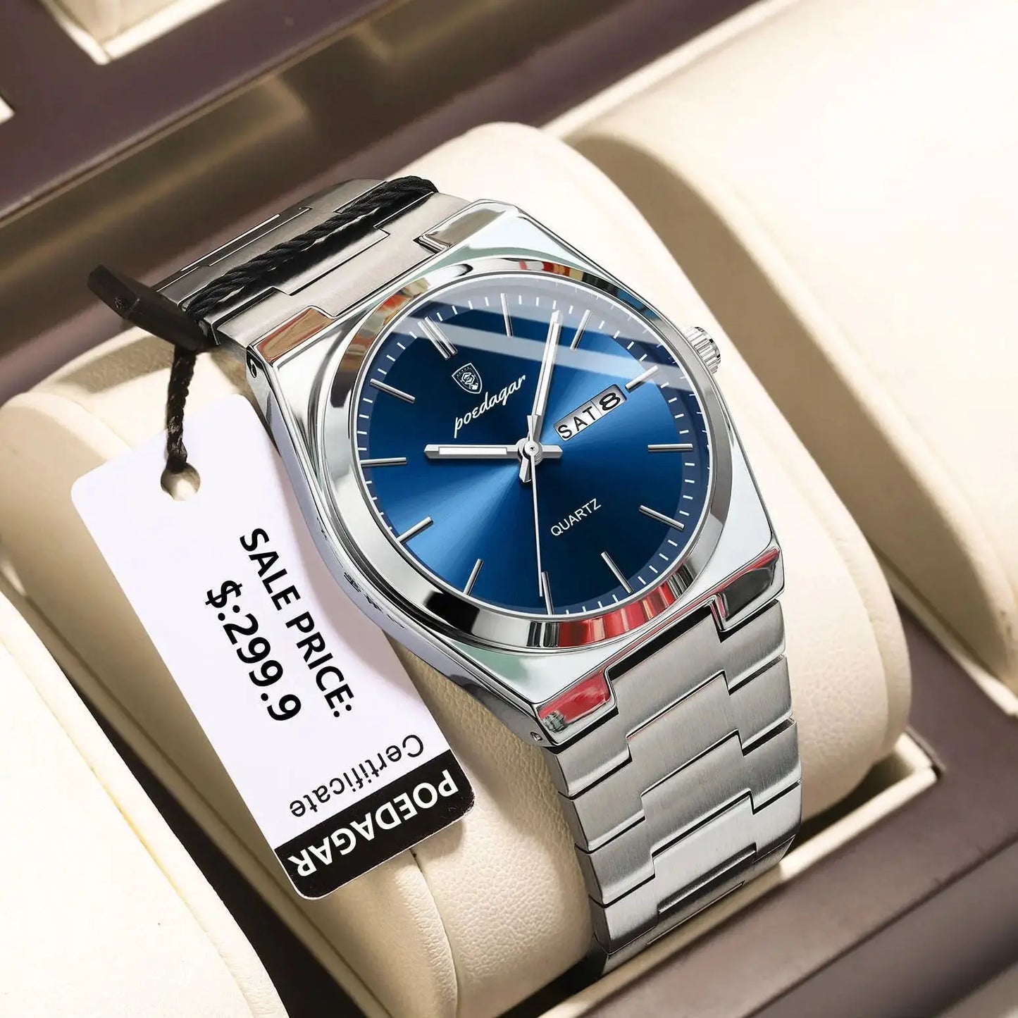 Reloj Poedagar Quartz de lujo